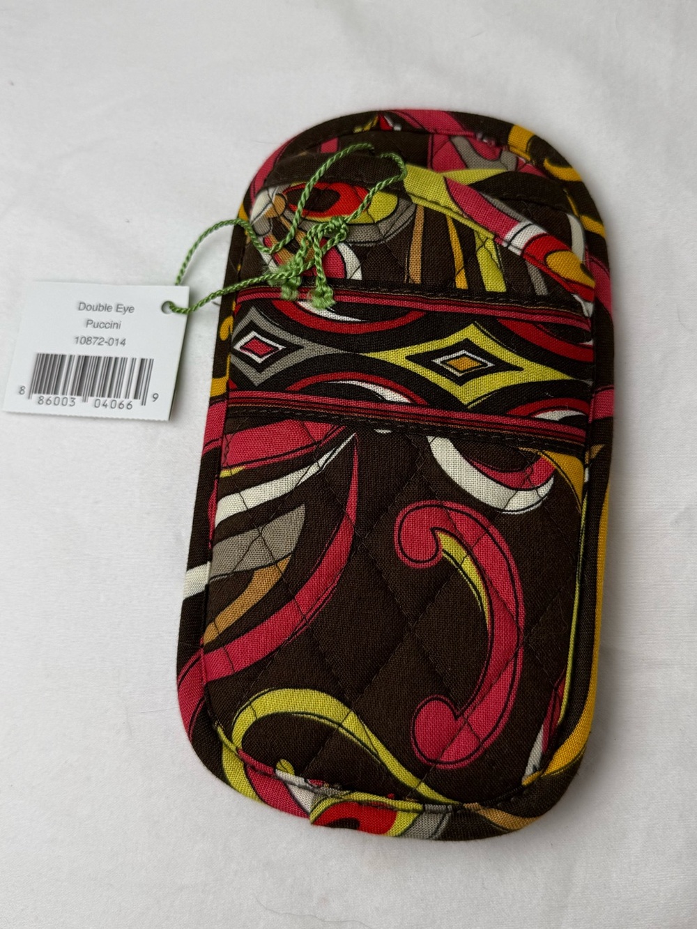 NWT Vera Bradley Puccini Double Eyeglass Case Retired Pattern New